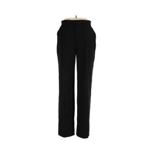 VTG Jeanne Lanvin Paris Wool Silk Lined Black Trousers 44 31” Waist